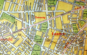 Plan moich okolic Poznania z 1958